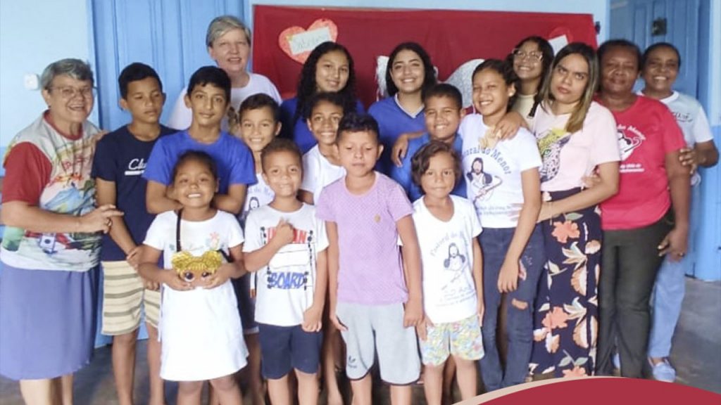 Visita da Conselheira Geral Ir. Marlei Schneider à Missão da Pastoral do Menor em Moju, PA